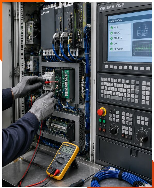 Ремонт систем ЧПУ Okuma OSP в Батайске